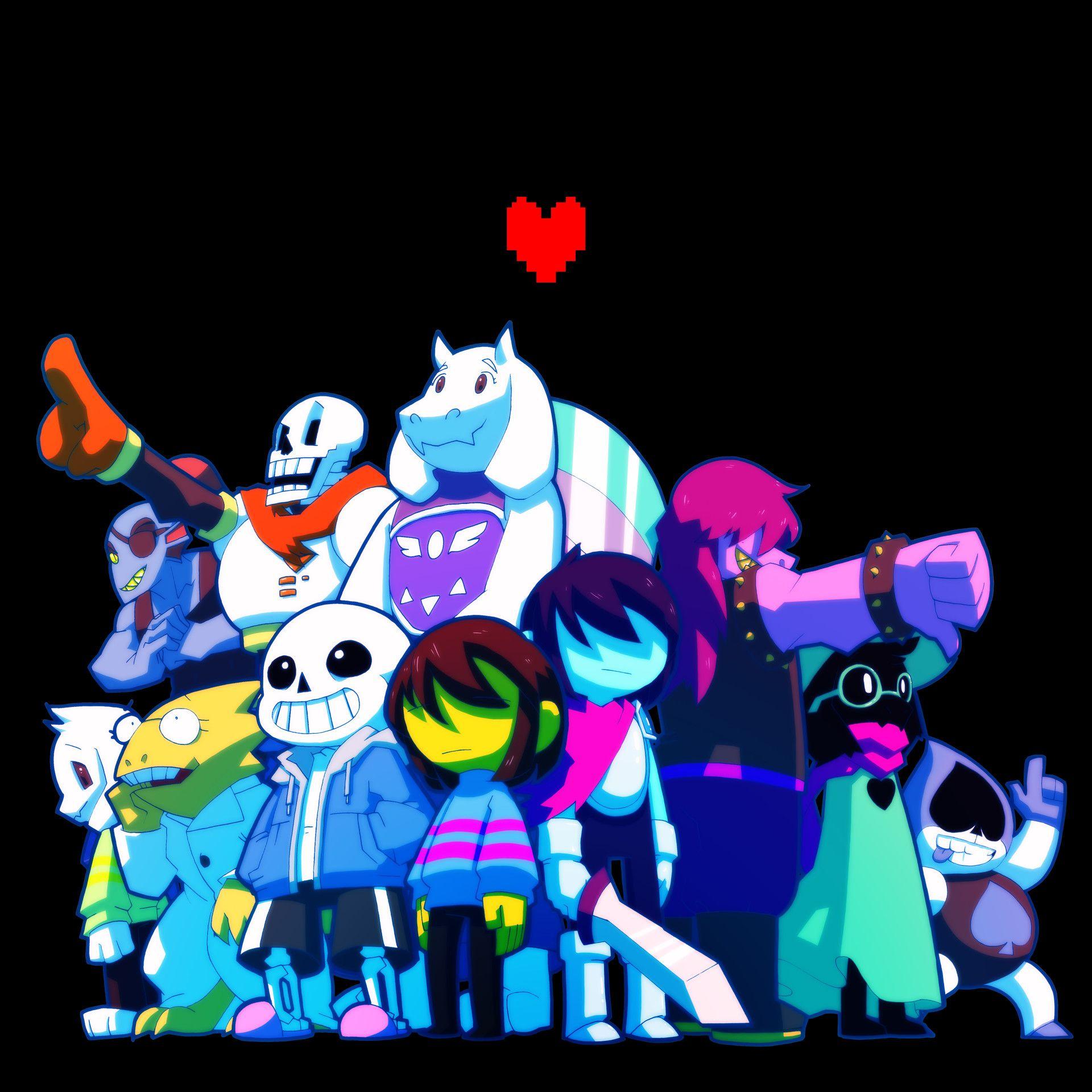 Живые обои deltarune