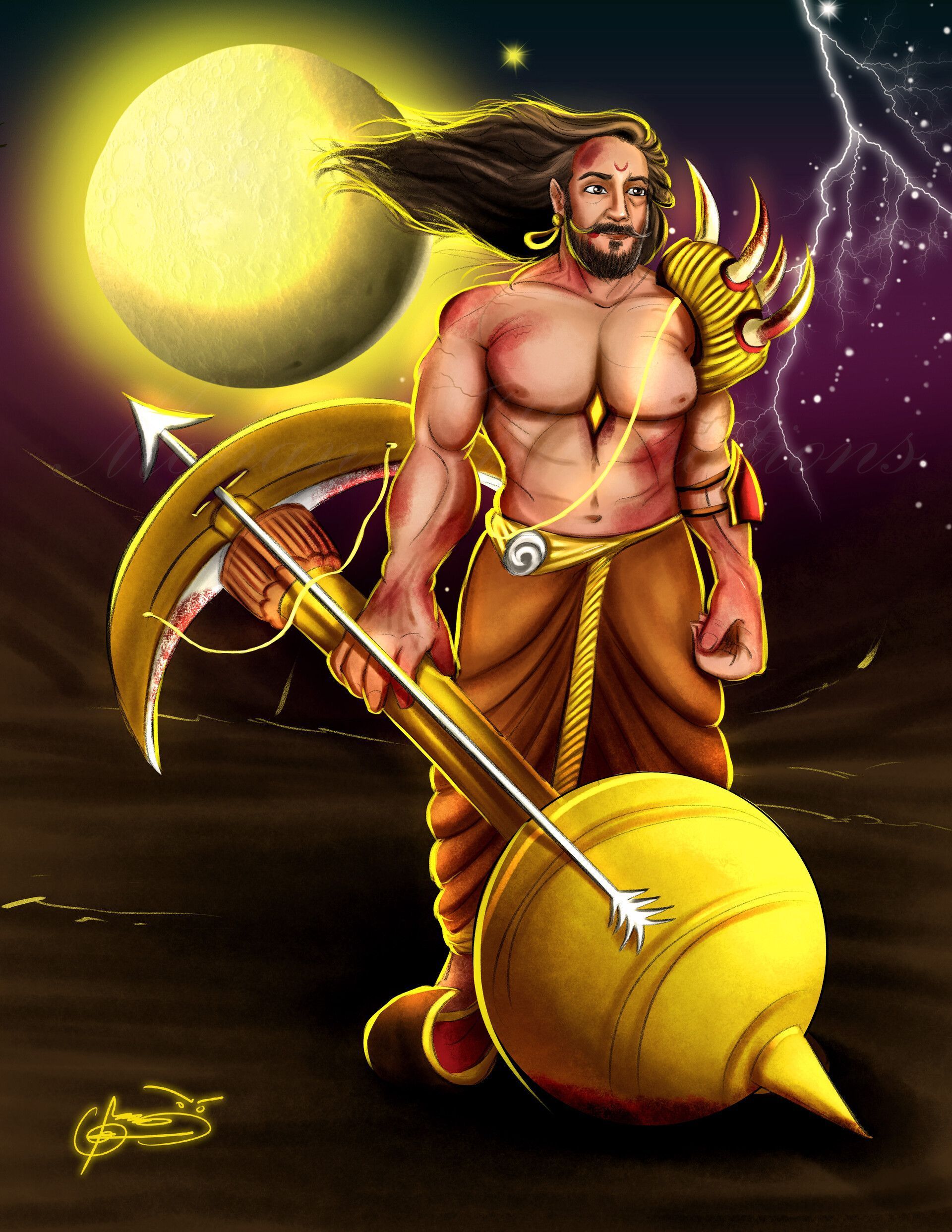 1920x2485 Art of Mohan Sekar Character Design