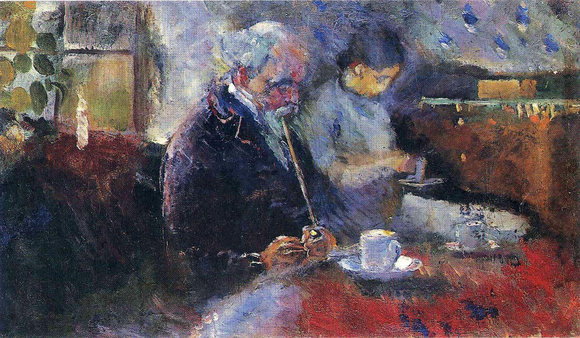1854x1080 best free fine art coffee image. Couple At The Cafe