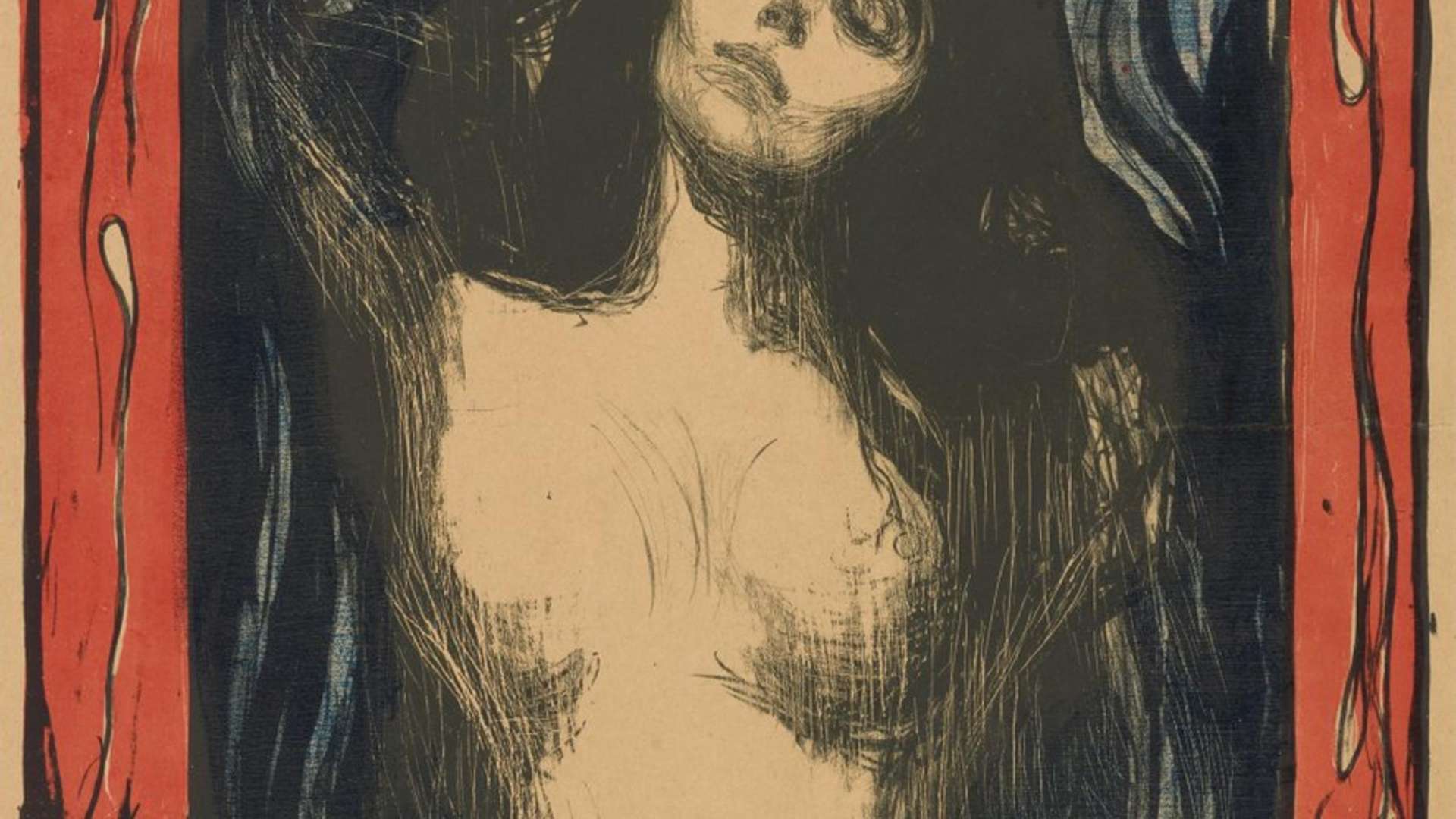 1920x1080 Edvard Munch: Love and Angst. Exhibition at the British