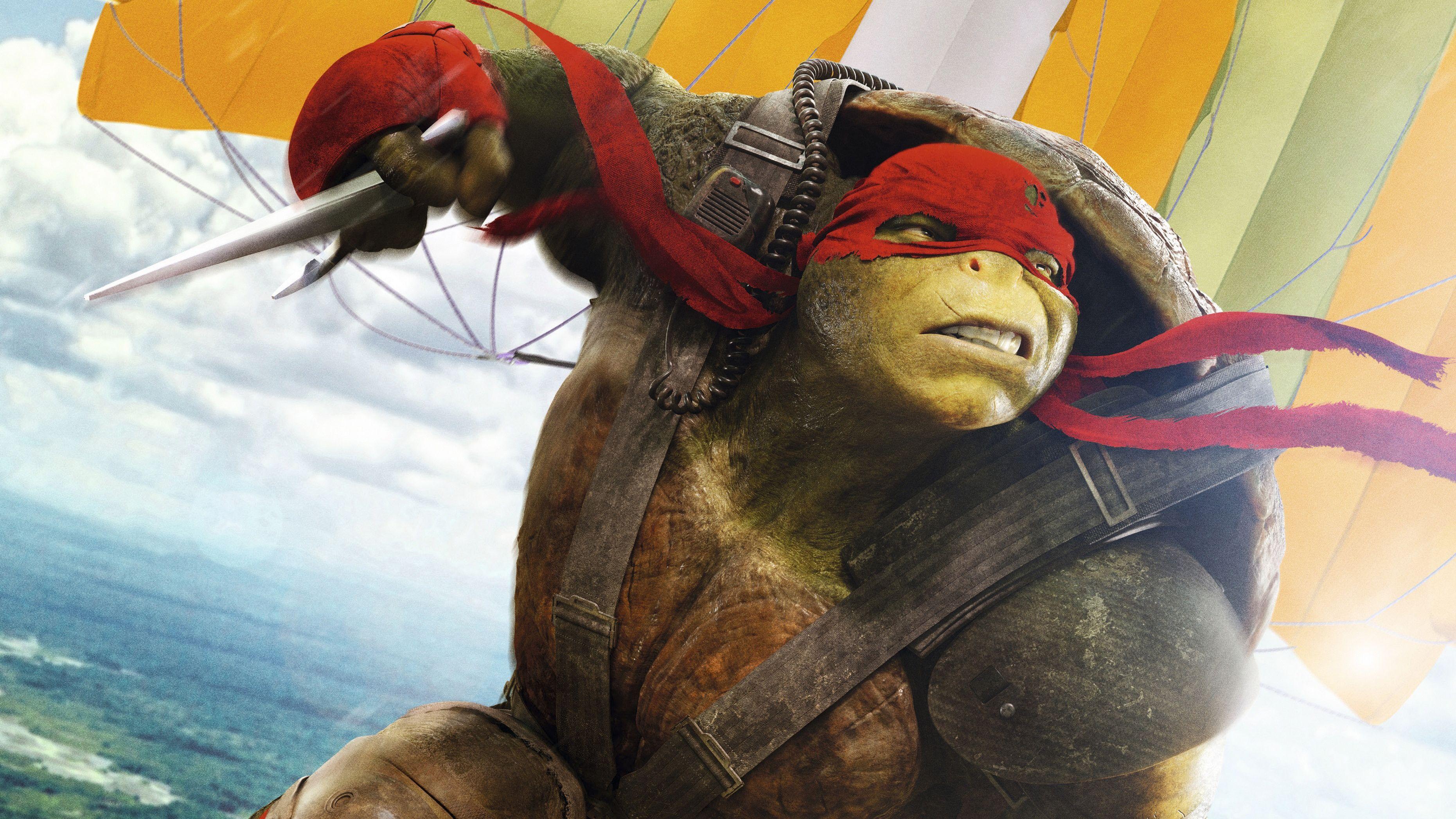 3722x2094 Wallpaper Raphael, Teenage Mutant Ninja Turtles, Out