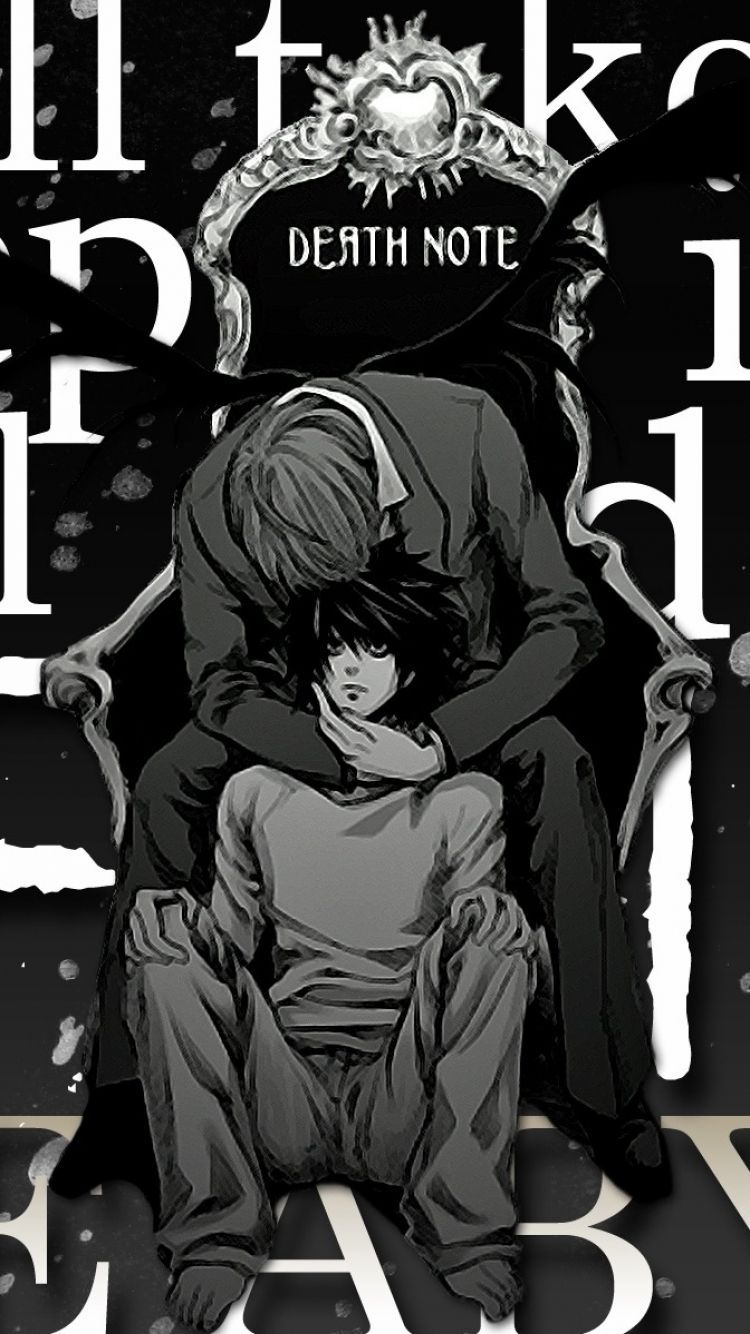 750x1334 Death Note Mobile Wallpaper 2024