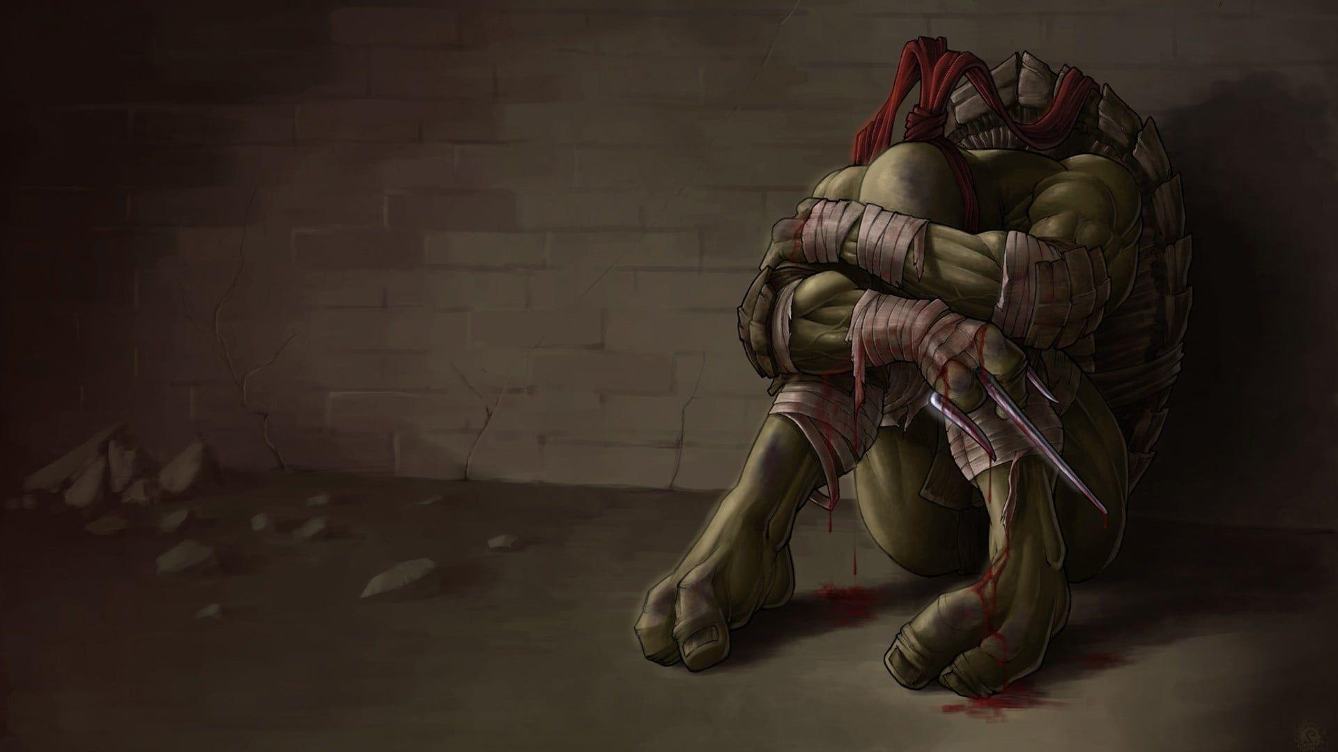 1920x1080 TMNT Rafael illustration, Teenage Mutant Ninja Turtles