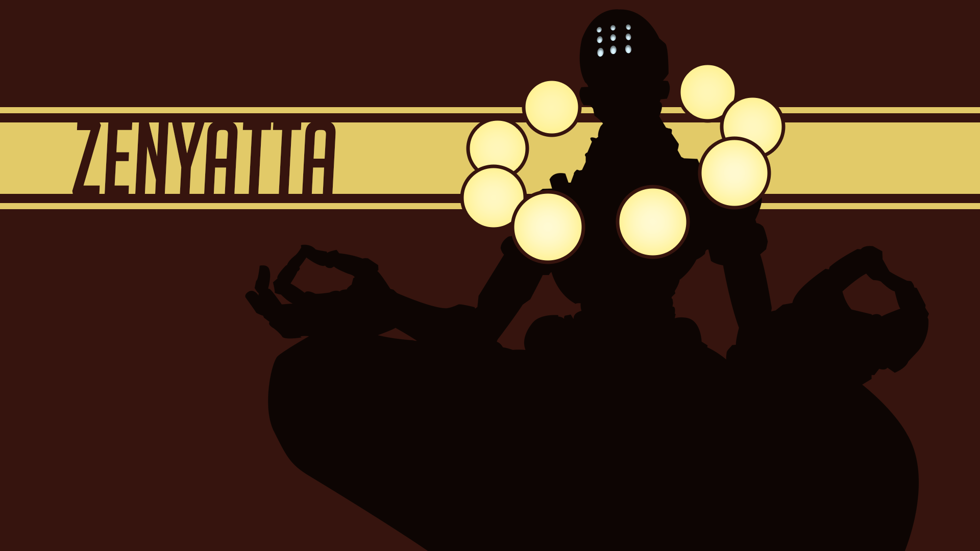 1920x1080 Simple Zenyatta Wallpaper (Overwatch)
