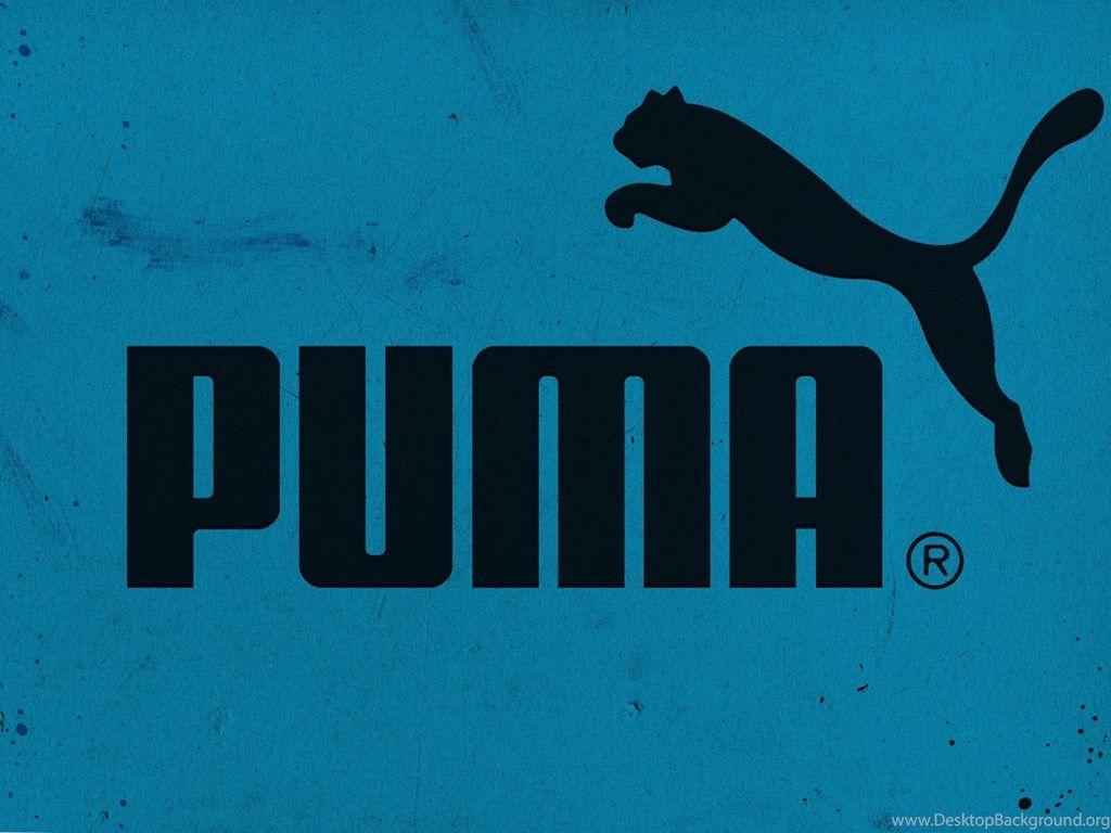 1024x768 Puma Logo Blue Wallpaper For Desktop Desktop Background