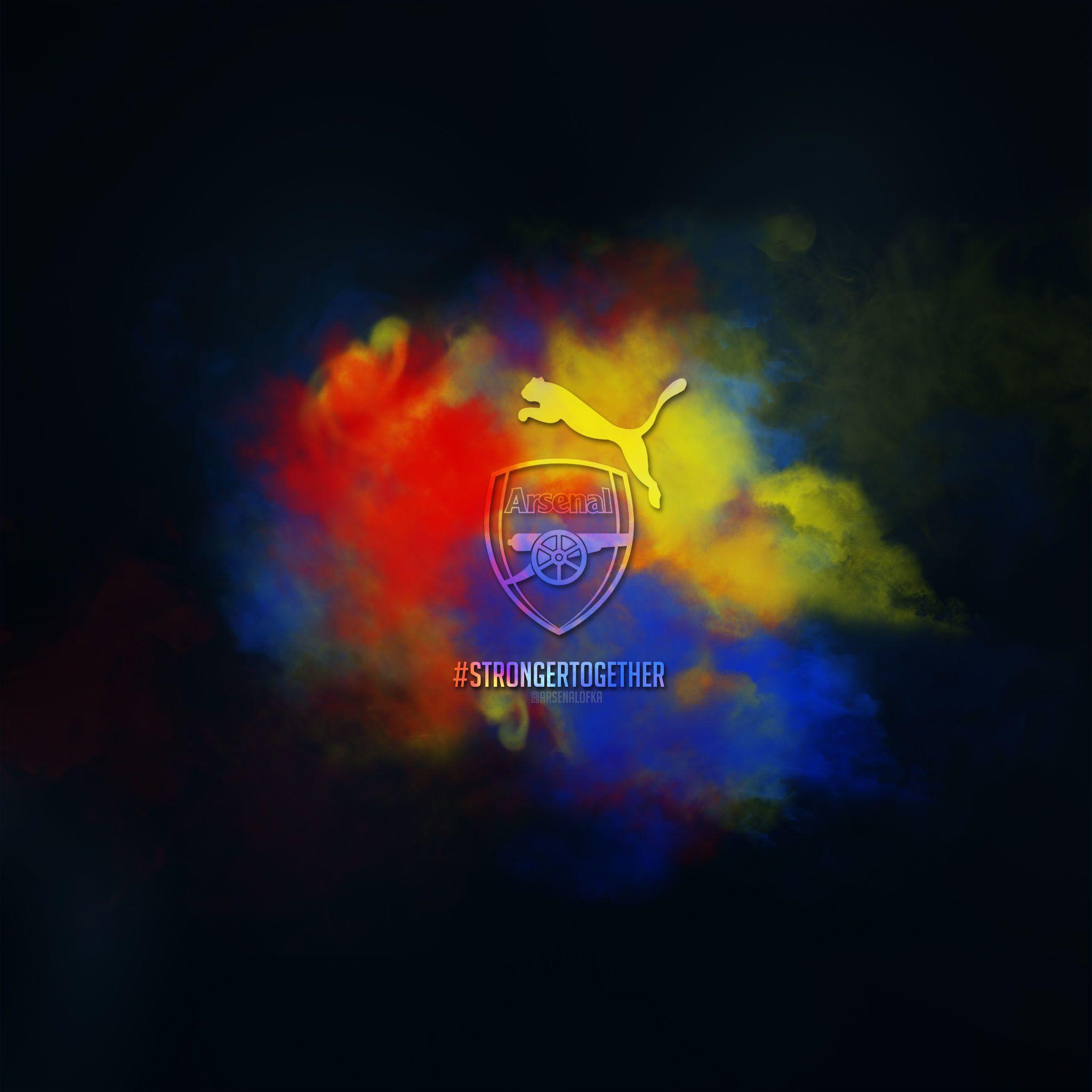 2048x2048 Arsenal Logo Wallpaper background picture