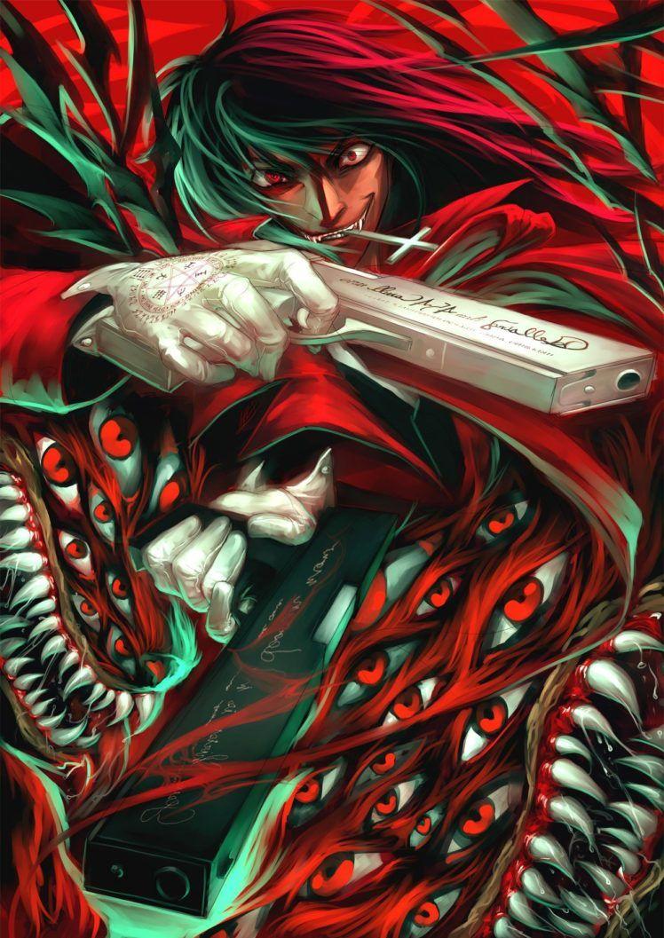 748x1057 Hellsing, Anime, Alucard, Pistol Wallpaper HD / Desktop