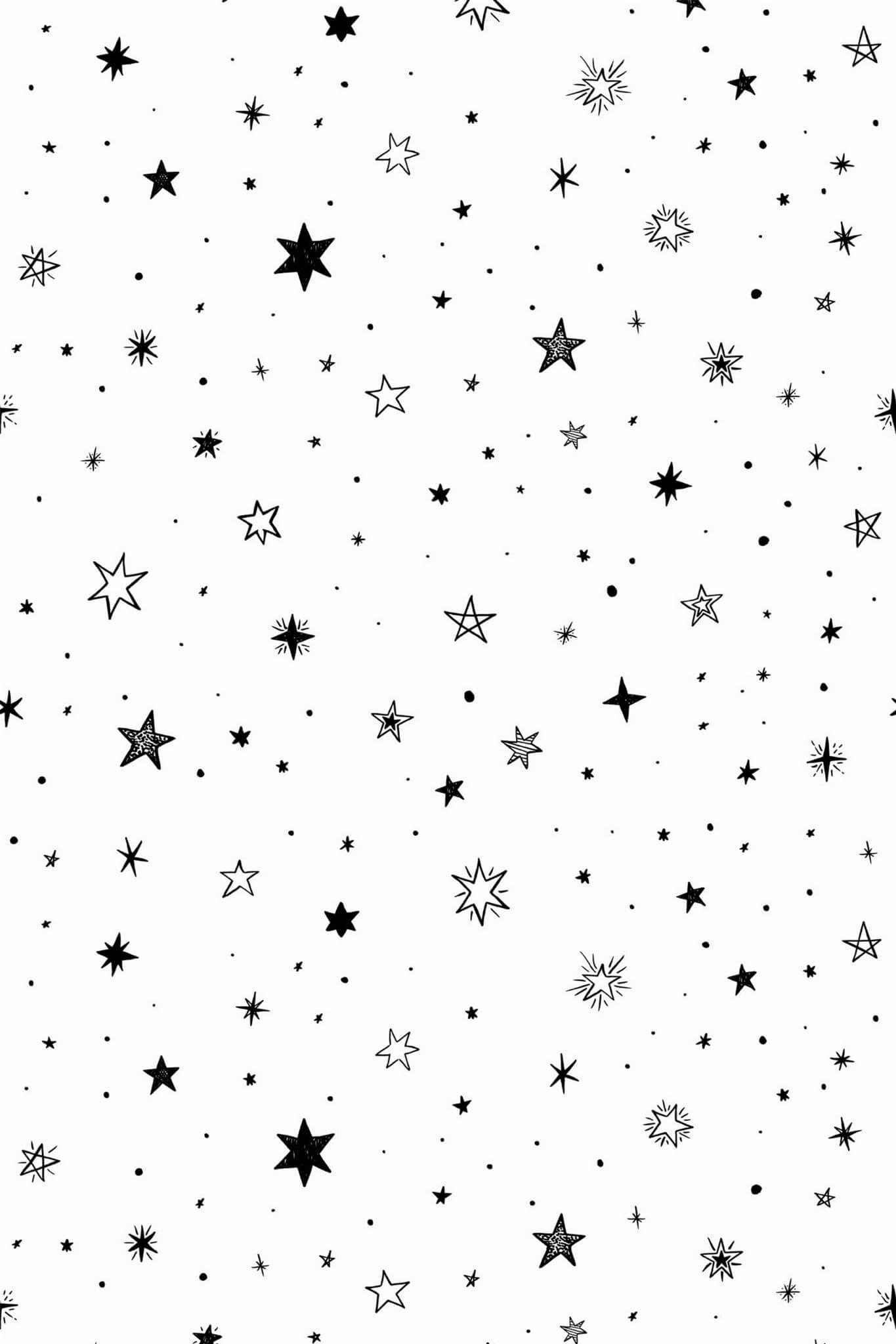 1365x2048 Black and white stars