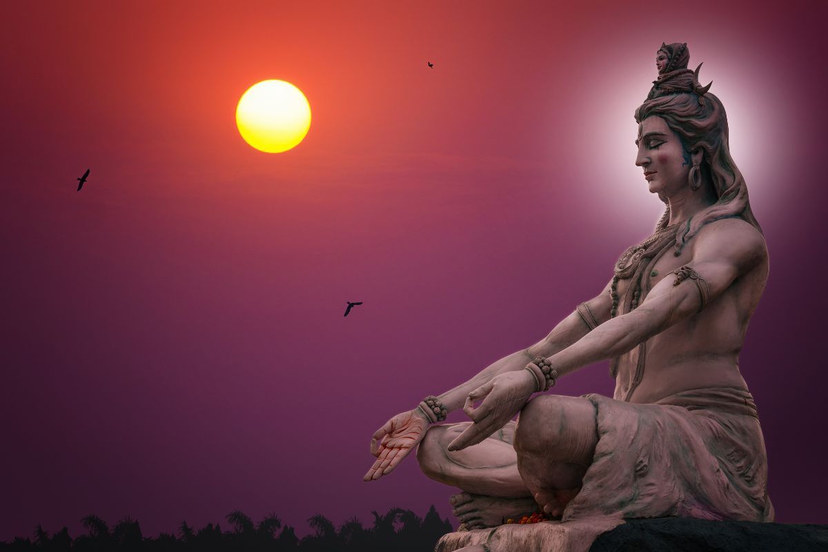 1200x800 Bhagwan Shiva Sculpture Sitting