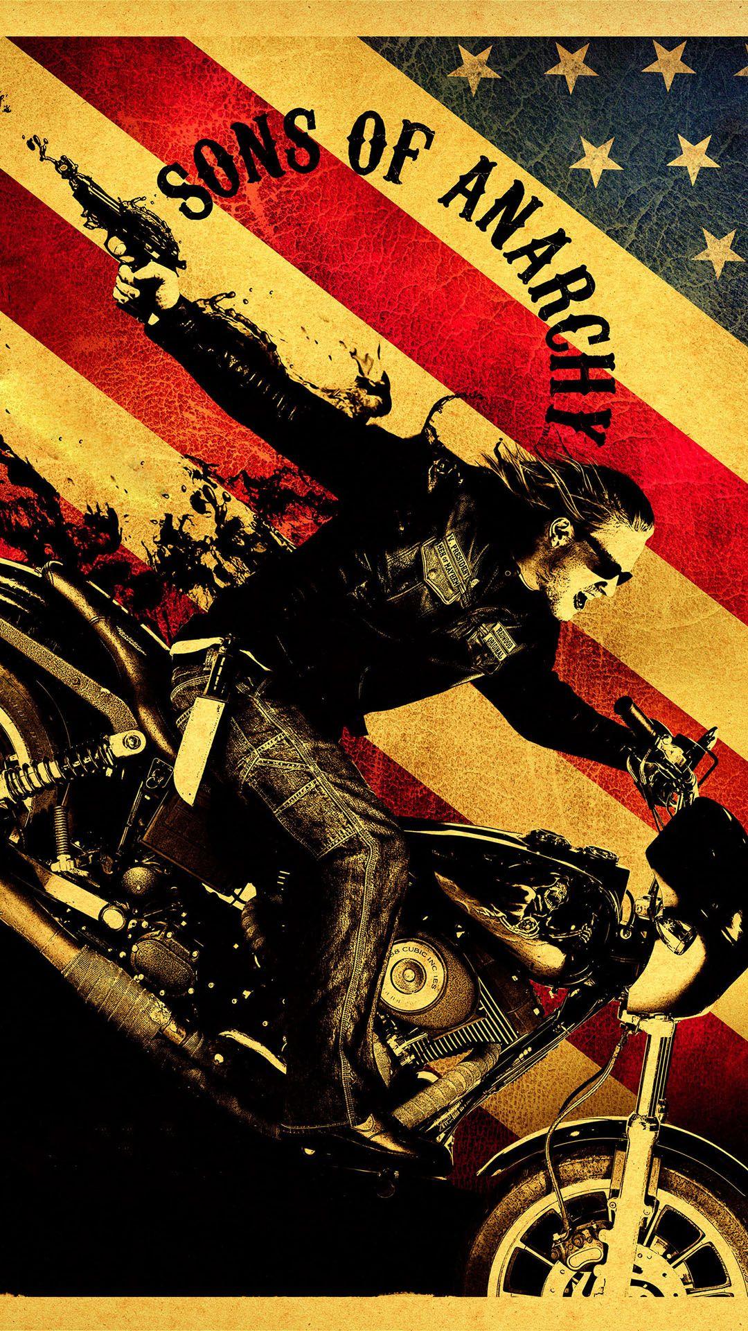 1080x1920 Sons Of Anarchy Series Jax Teller Motorcycle Android Wallpaper free download
