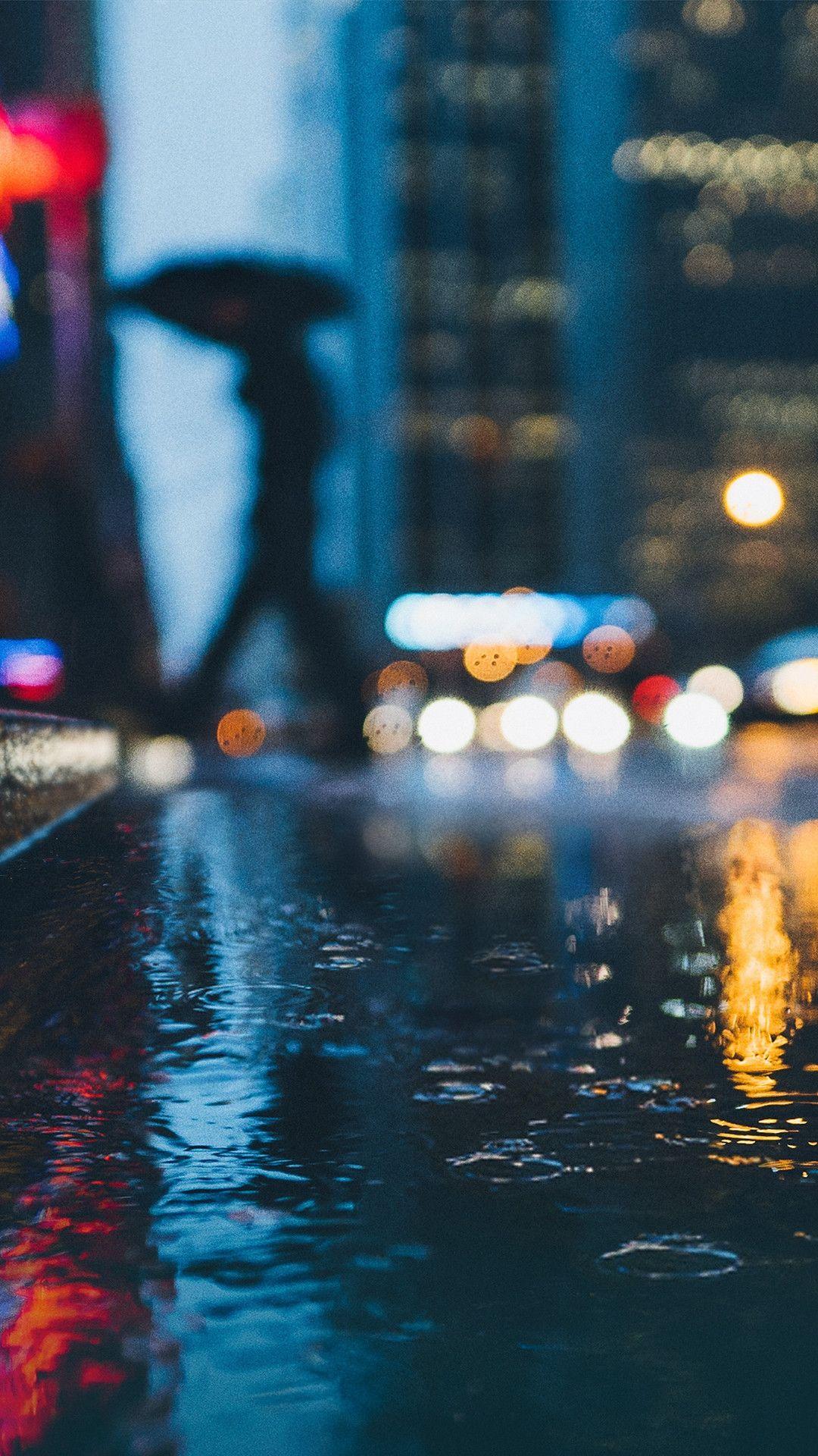 1080x1920 4K Rain Wallpaper