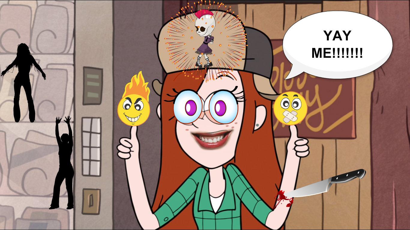 1366x768 Gravity Falls Art 3 Desktop Background