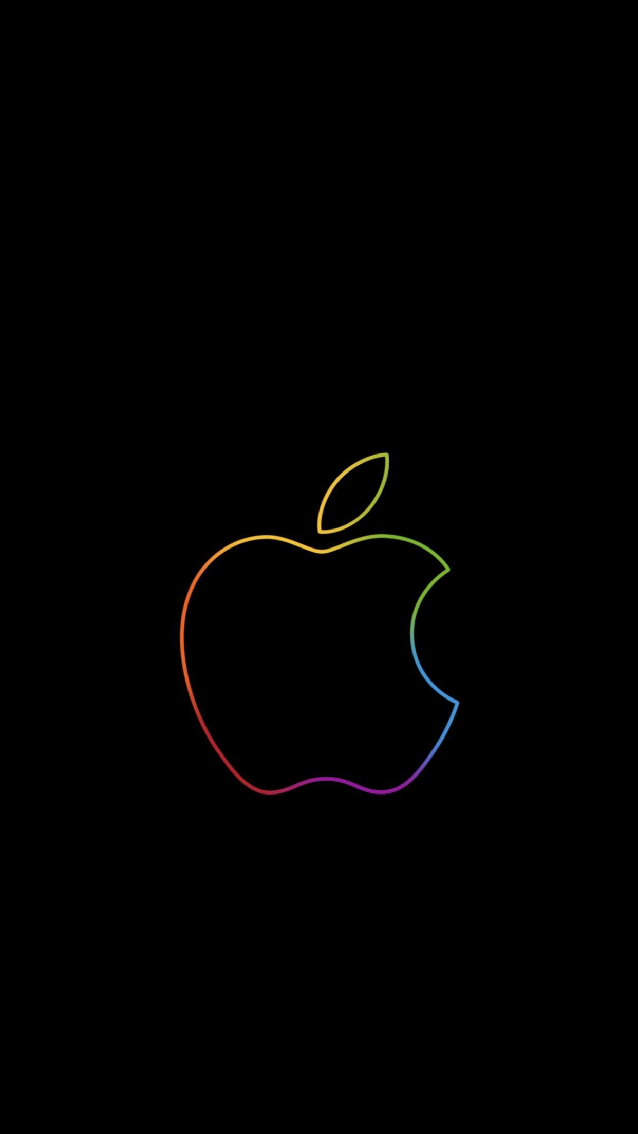 Rainbow Apple Logo Wallpapers Top Free Rainbow Apple Logo Backgrounds Wallpaperaccess - imagesapple logo rainbow roblox