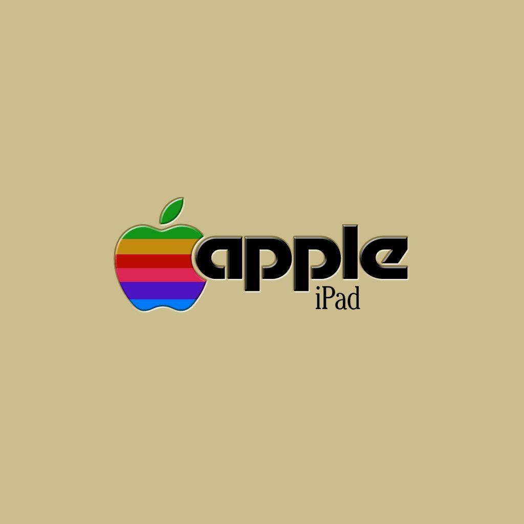 Retro Apple striped Wallpapers  A retro apple logo inspired  Flickr