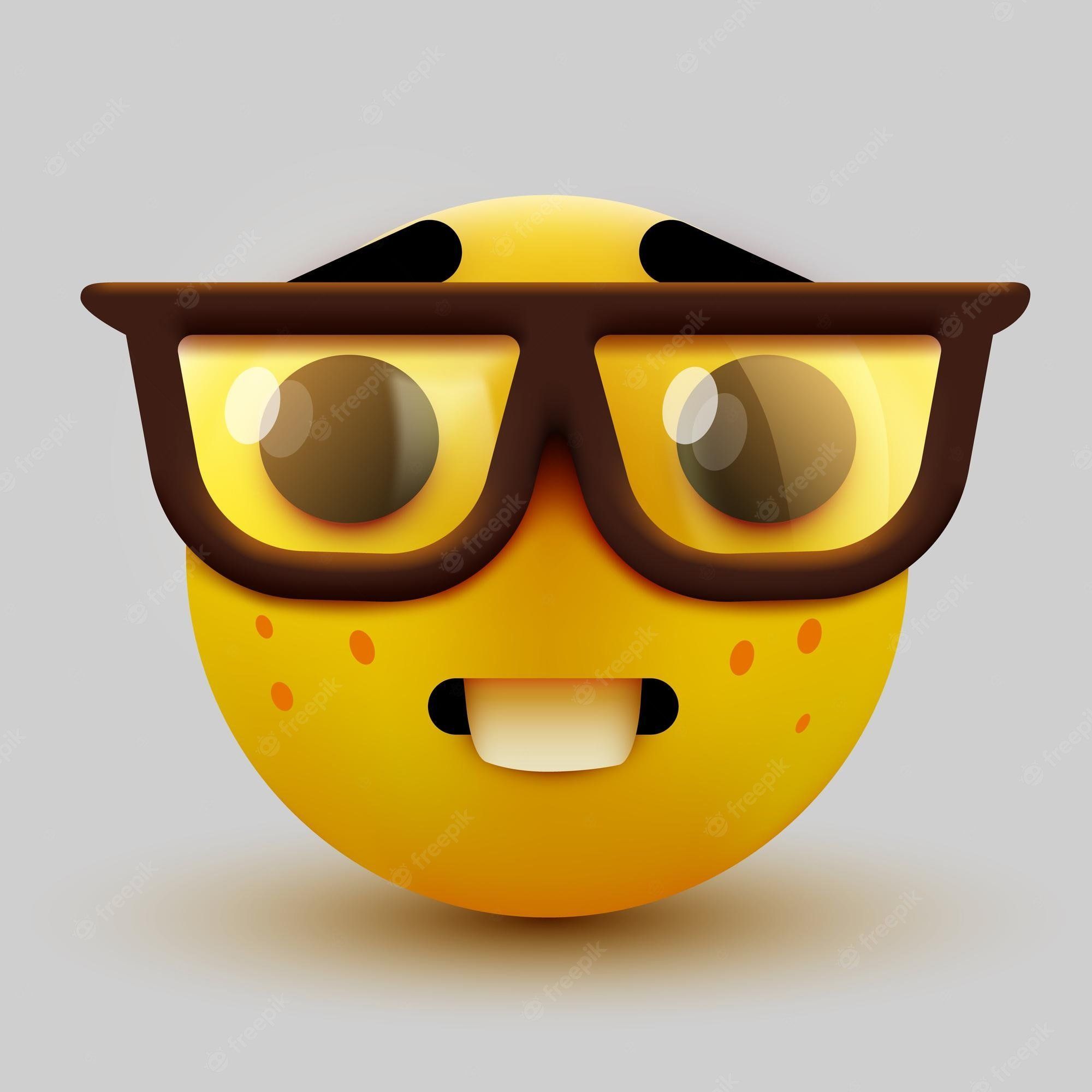 2000x2000 Nerd Emoji Wallpaper