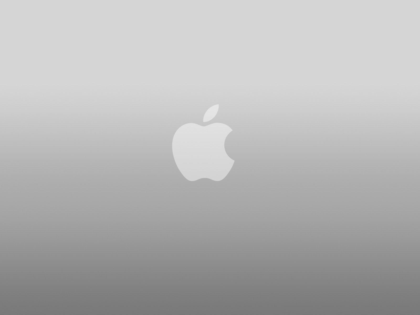 1600x1200 Aluminum Apple Logo Picture
