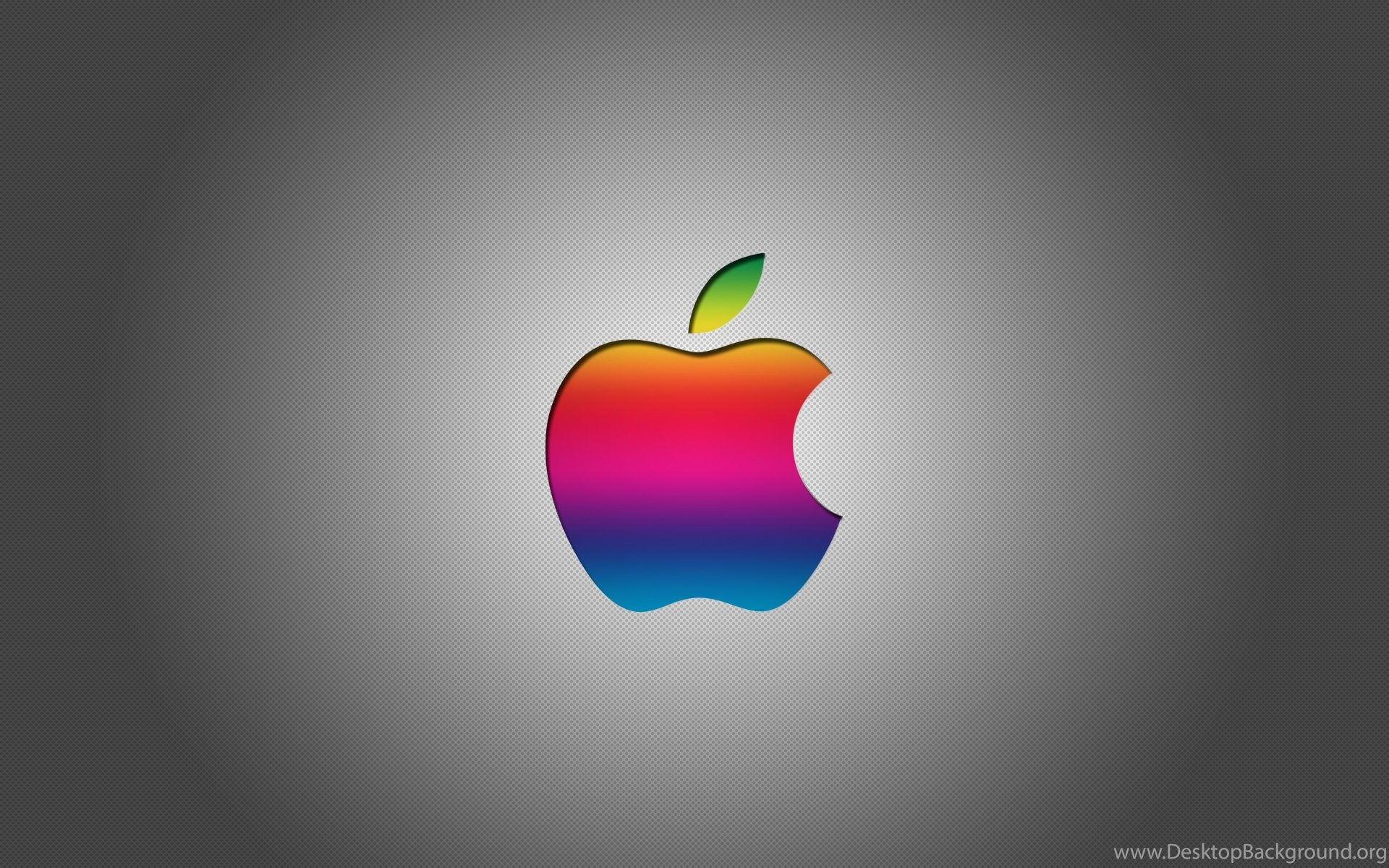 1920x1200 Apple Rainbow Logo Live Wallpaper For PC Desktop Background