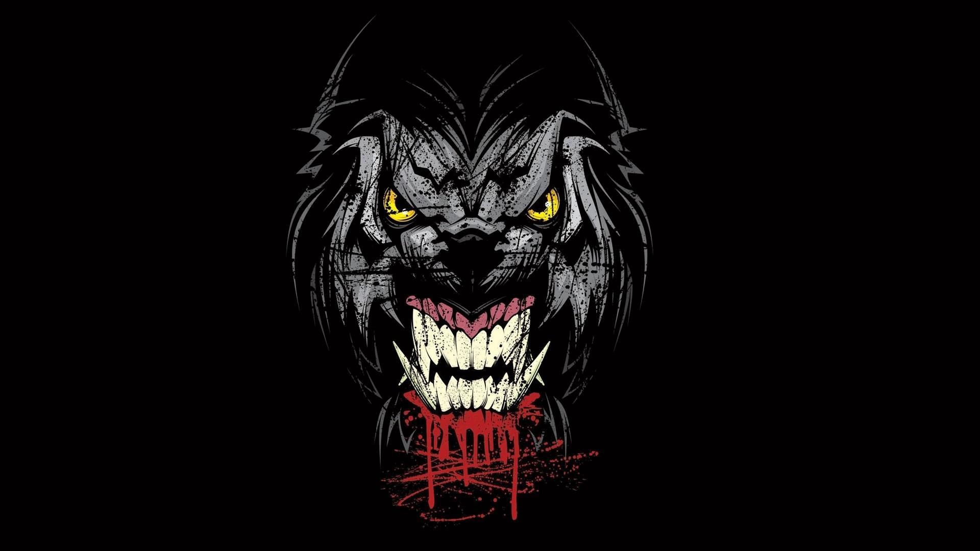 Scary Wolf Wallpapers - Top Free Scary Wolf Backgrounds - WallpaperAccess