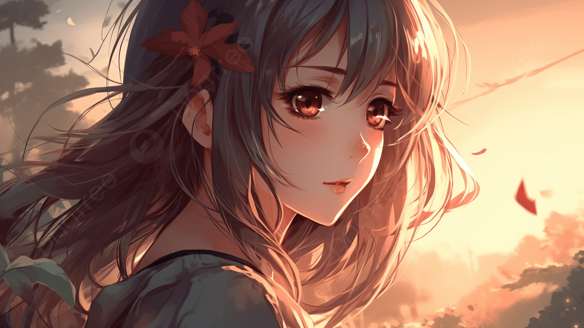 1200x673 Anime scenery, sunset, anime school