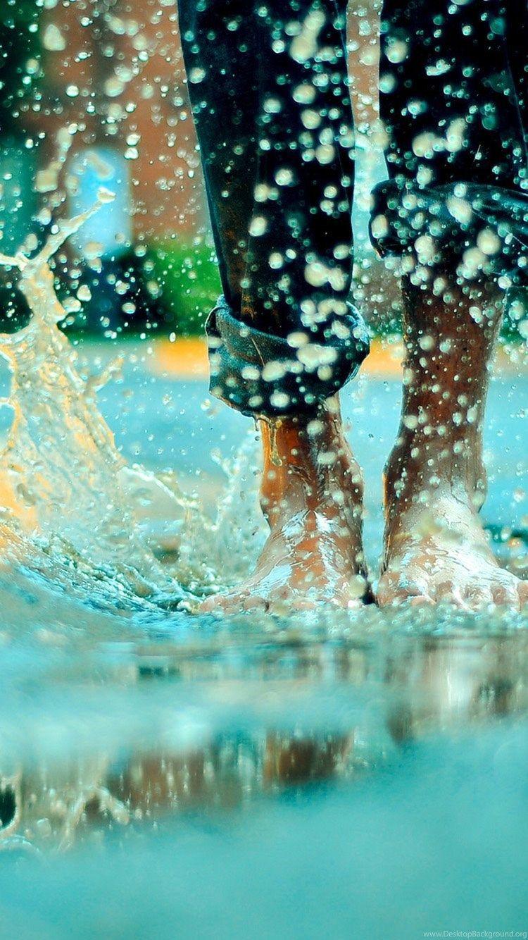 750x1334 Summer Rain iPhone 6 Wallpaper Desktop Background