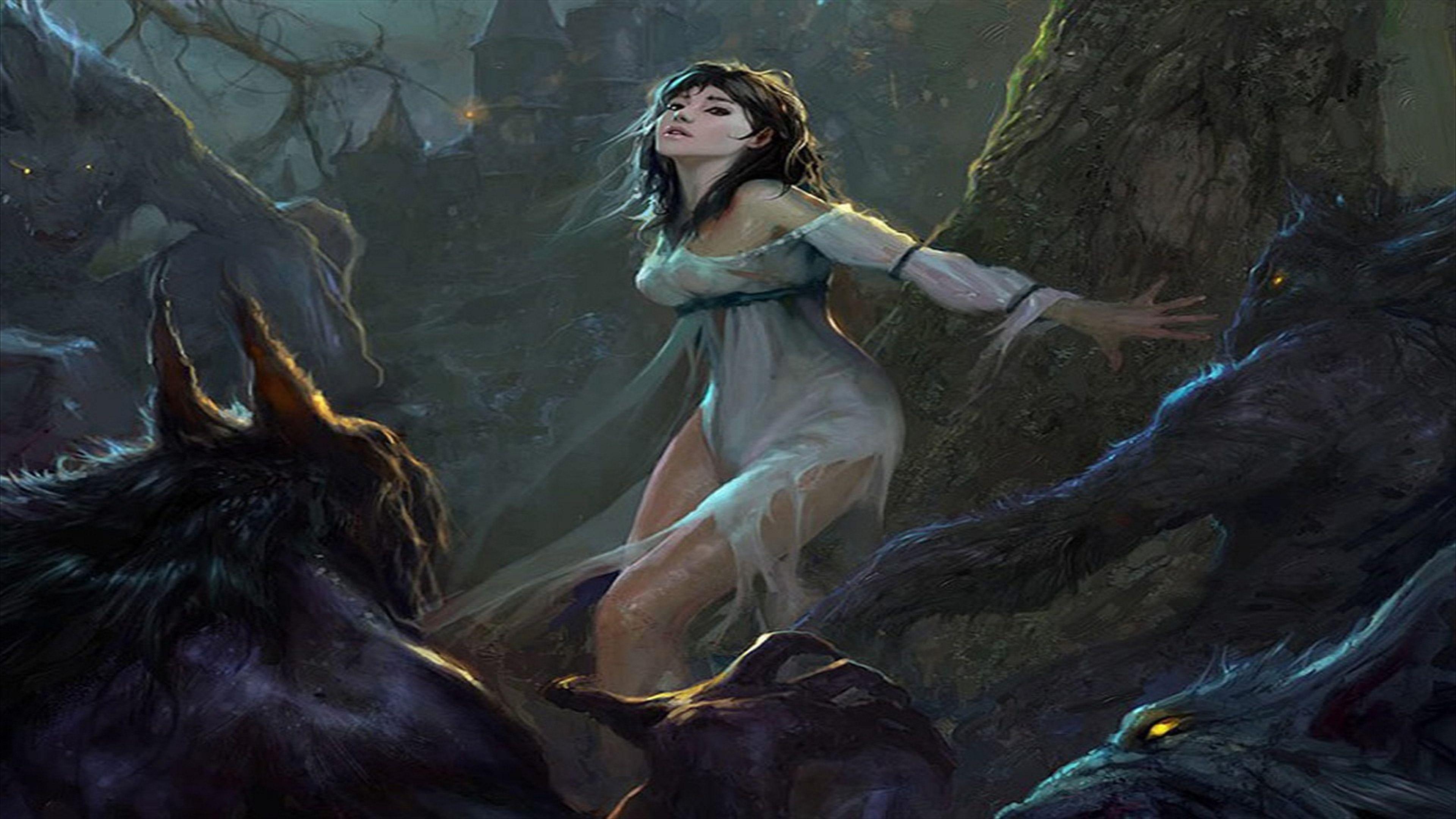 3840x2160 Werewolf HD Wallpaper and Background Image