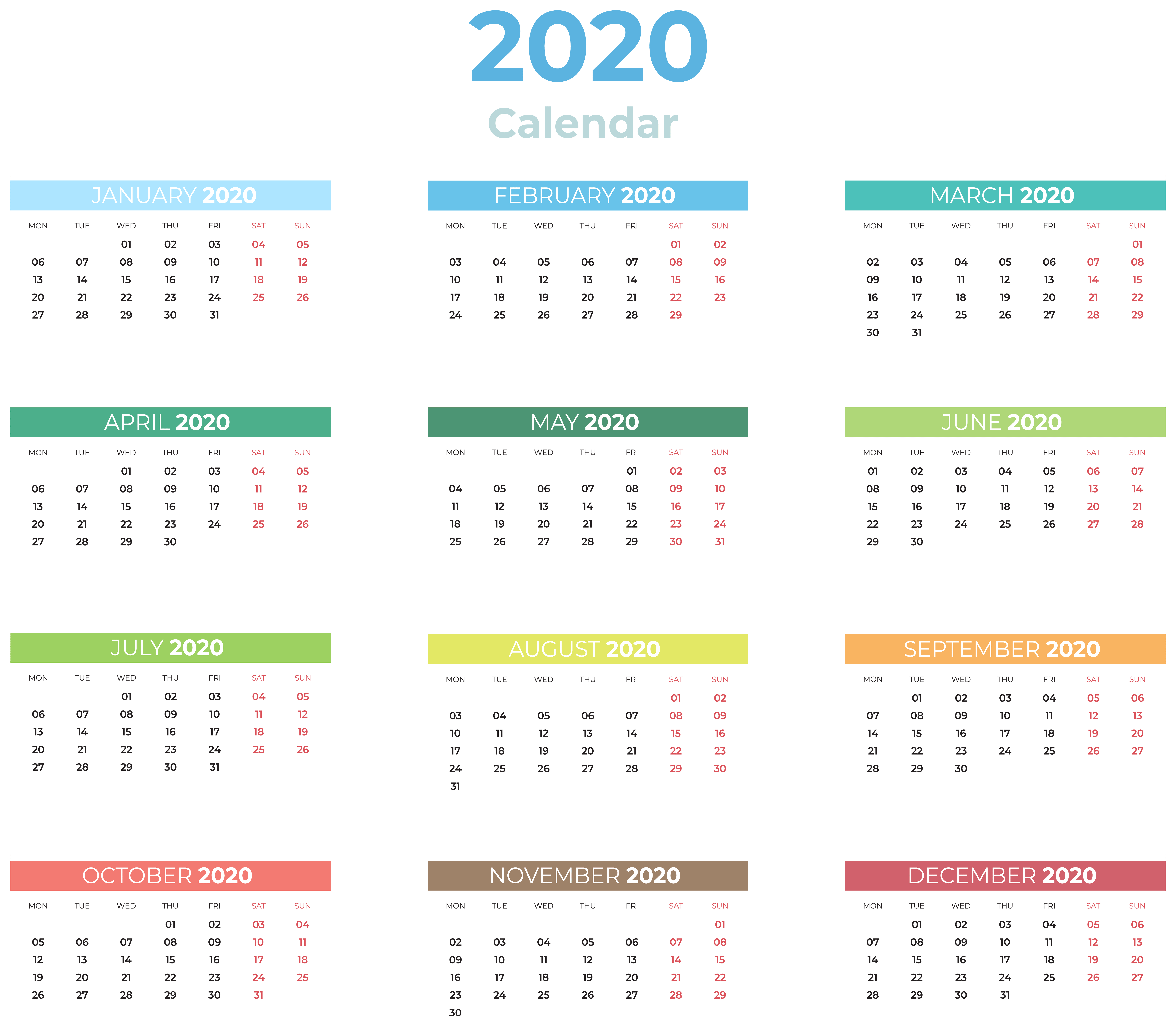 2020 calendar wallpapers top free 2020 calendar backgrounds wallpaperaccess