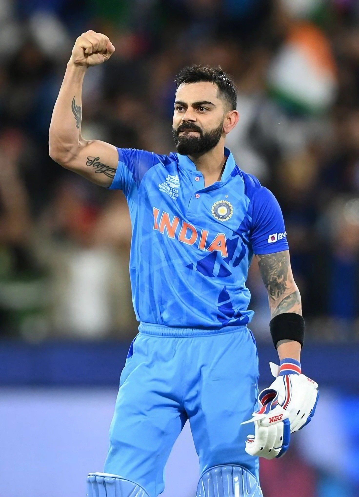 1472x2034 Virat Kohli Celebration Wallpaper