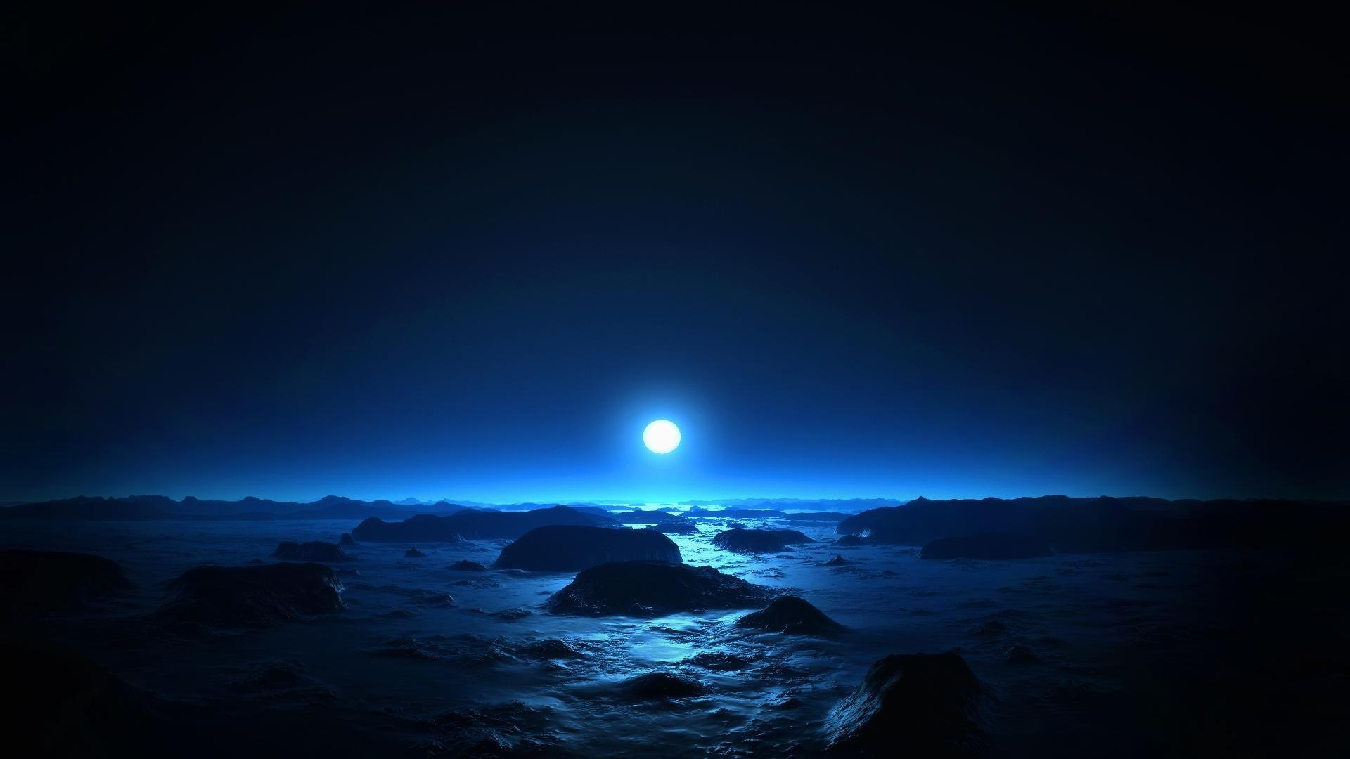 1920x1080 Blue Moonshine, Desktop Wallpaper # 1920x1080. All