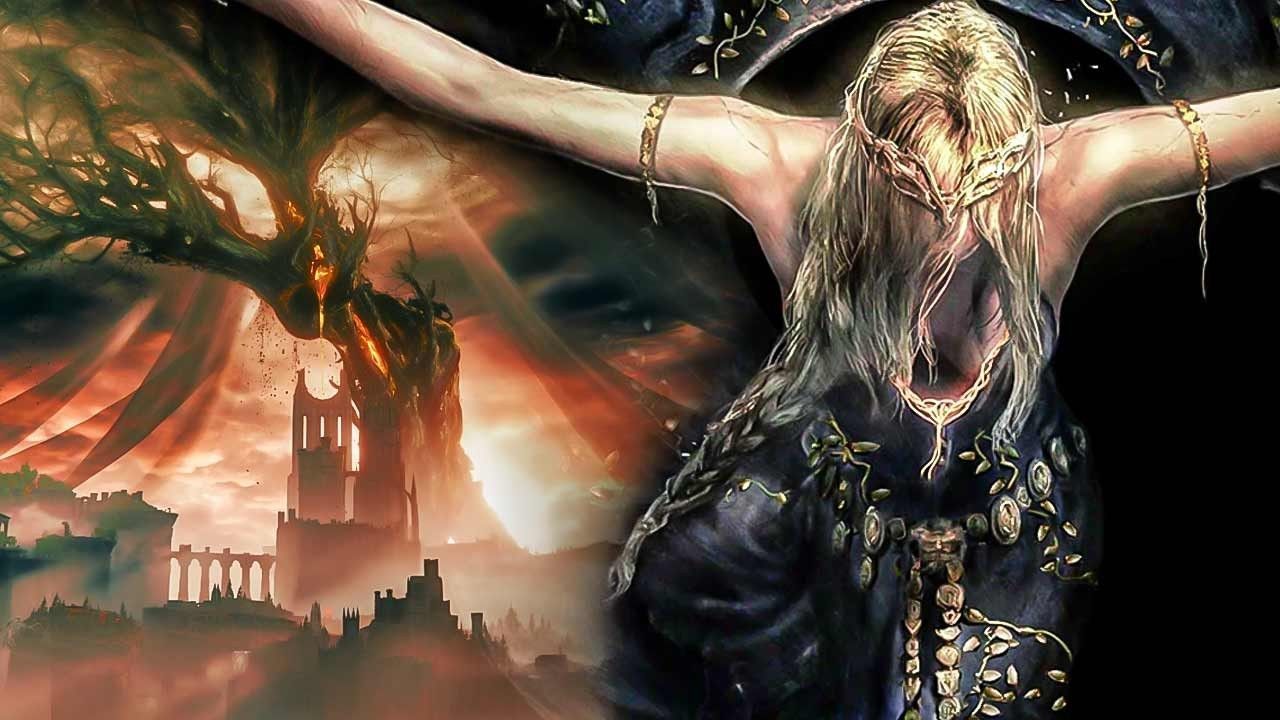 1280x720 Shadow of the Erdtree's Shadow Lands and Queen Marika Already Share 1 Link with Elden Ring's