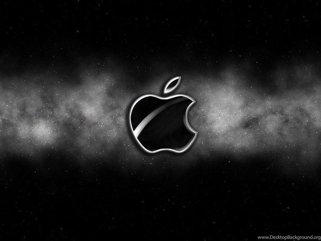 1024x768 Black Apple Smoke HD Wallpaper Desktop Background