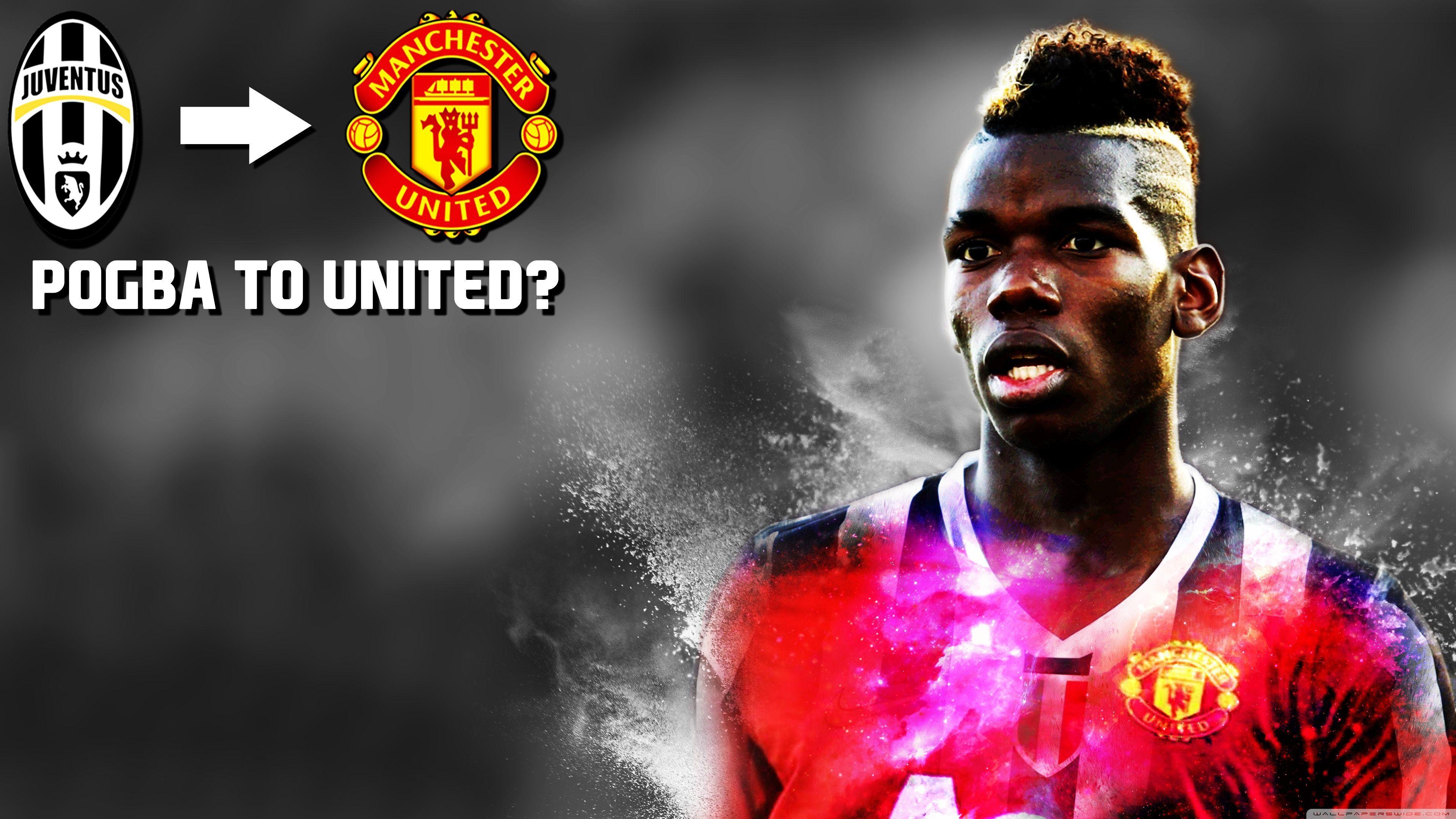 3840x2160 Pogba Man Utd Wallpaper