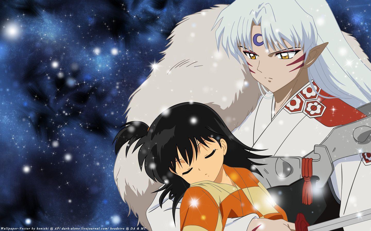 1440x900 Sesshomaru And Rin Wallpaper