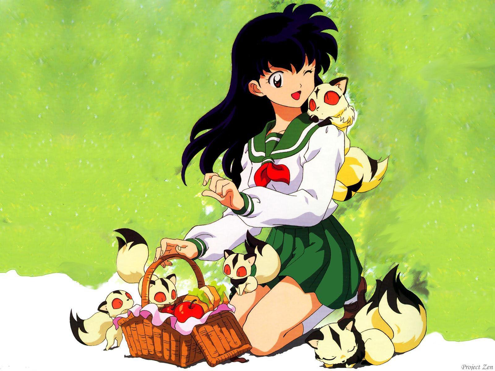 1600x1200 Kagome Higurashi wallpaper
