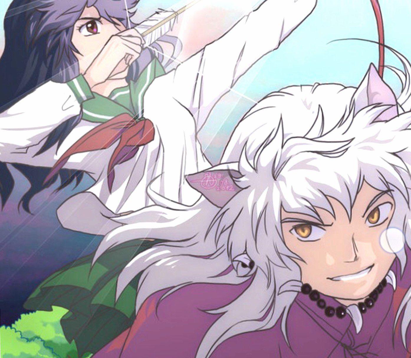 1394x1216 Inuyasha X Kagome Wallpaper HD Quality