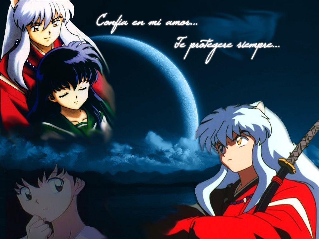 1024x768 Inuyasha And Kagome HD Desktop Wallpaper 24433
