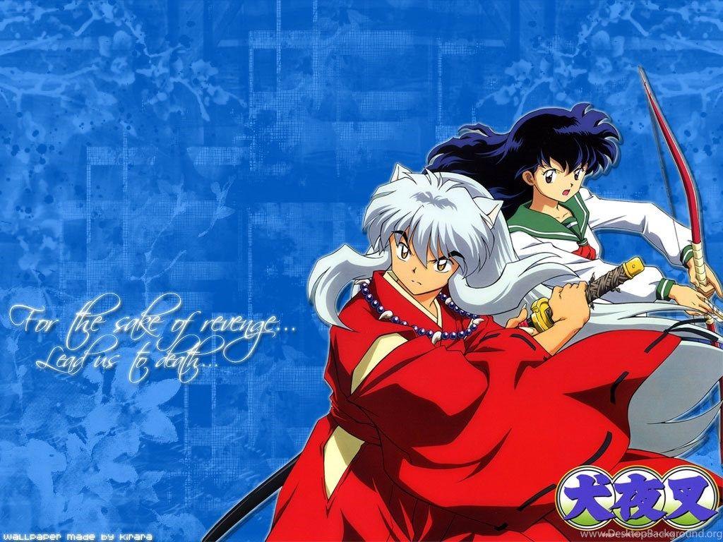 1024x768 Inu And Kagome Wallpaper By Kirara88 Desktop