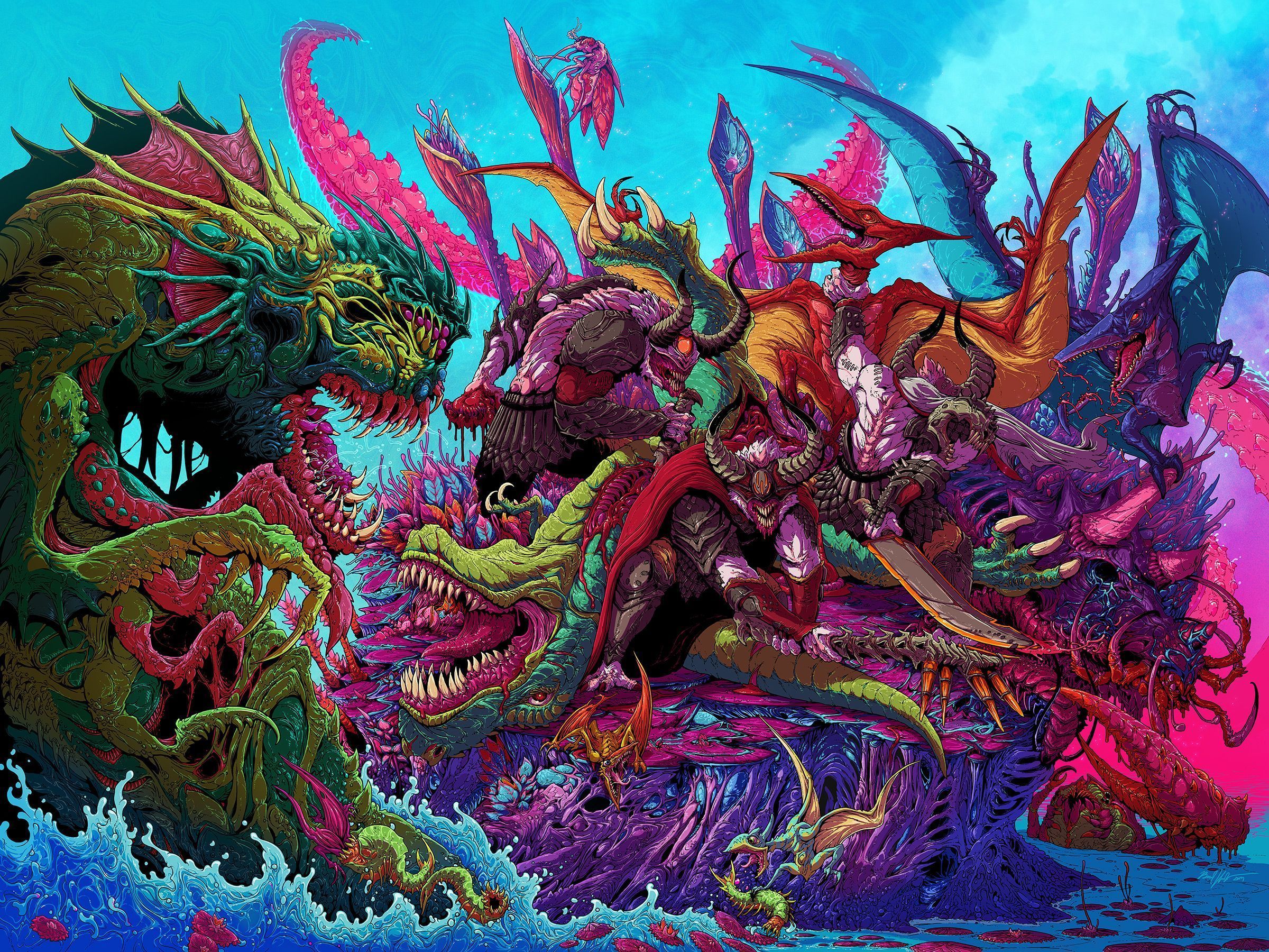 2400x1800 Download Fantasy Creature HD Wallpaper