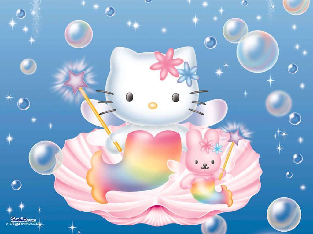 1024x768 Hello Kitty Aesthetic Wallpaper