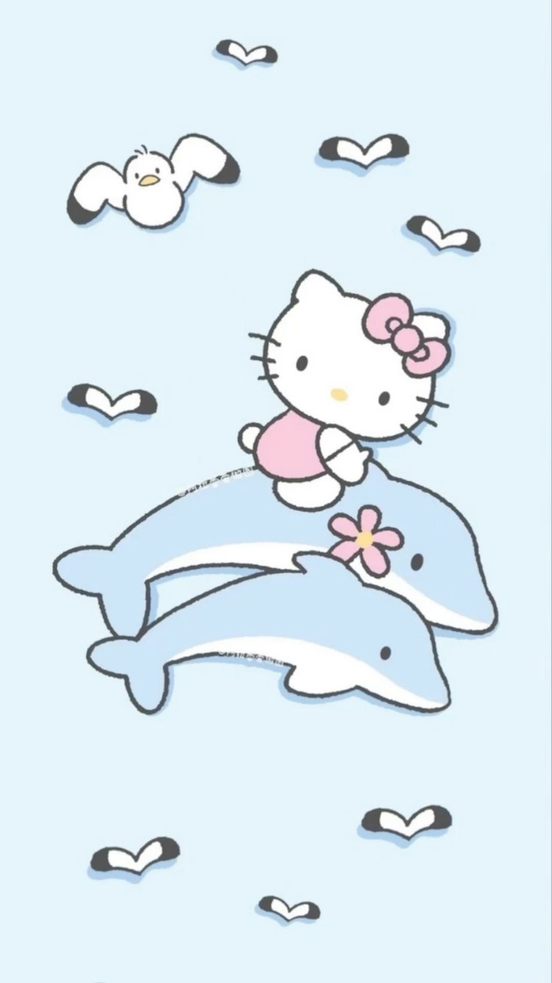 1080x1920 Hello Kitty Summer Wallpaper to