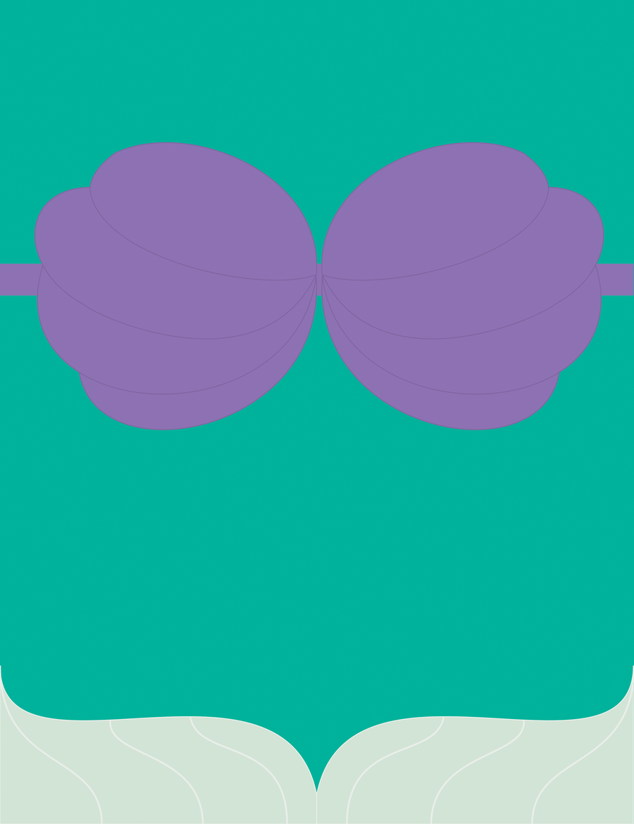 900x1170 Minimalist Disney Princess: Ariel