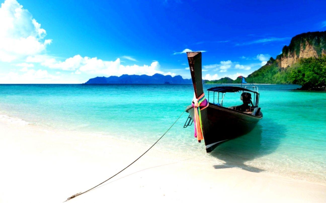 1296x810 Beach Boat HD Wallpaper. One plus Wallpaper