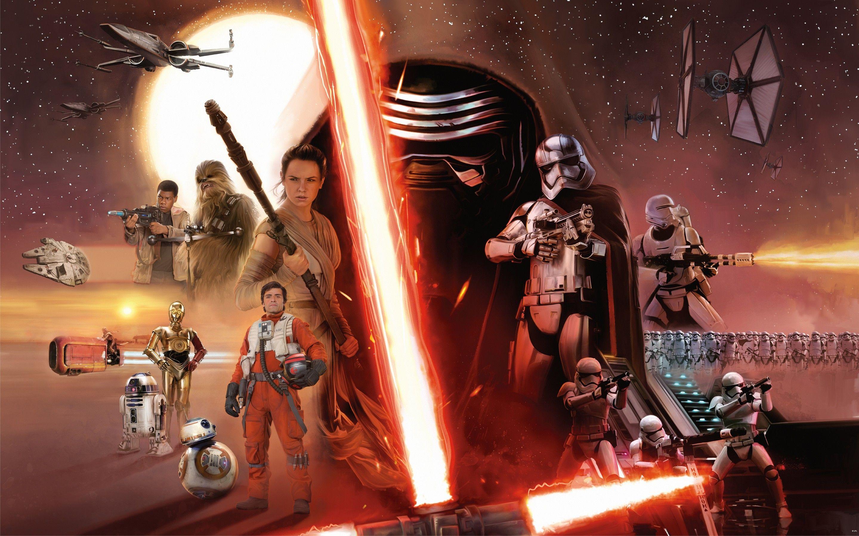 2880x1800 Star Wars Episode 7 The Force Awakens Wallpaper
