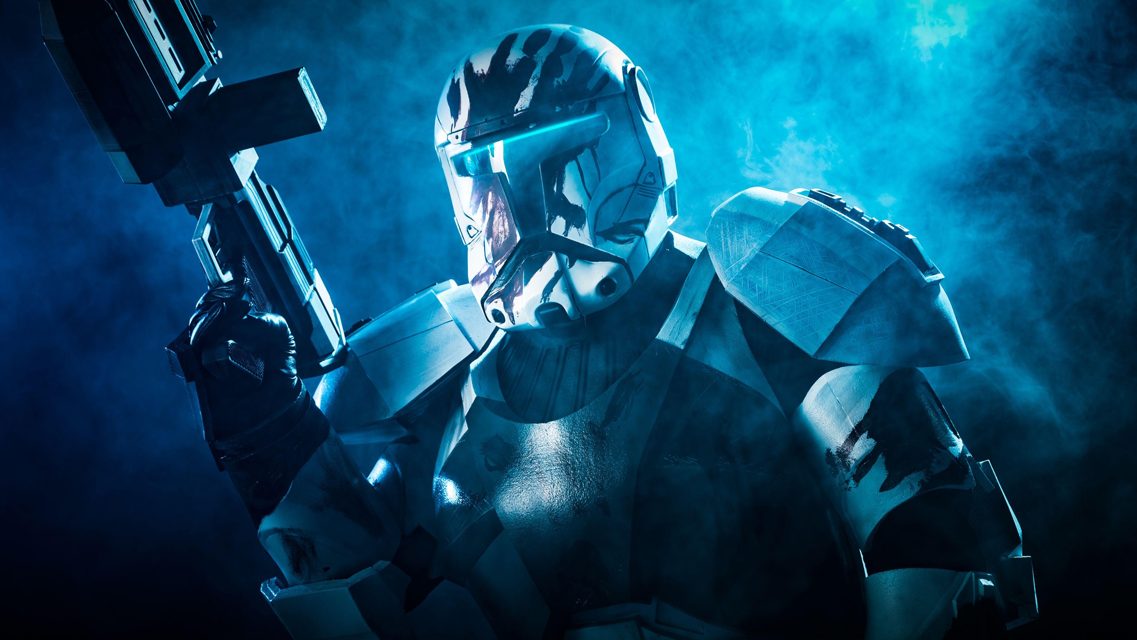 3840x2160 Download 3840x2160 Star Wars Republic Commando, Sev, Robot