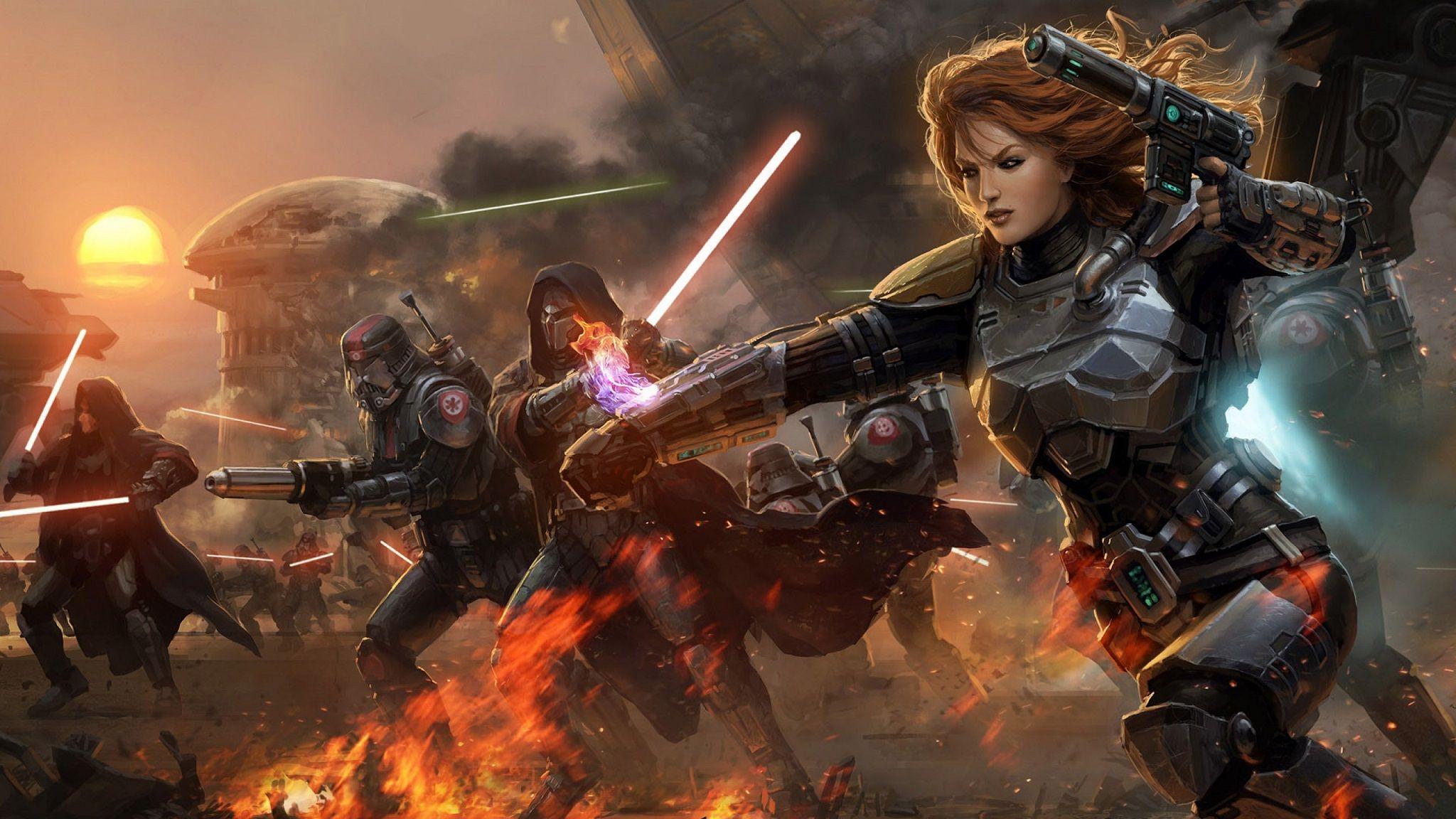 2048x1152 Star Wars: The Old Republic HD Wallpaper. Background