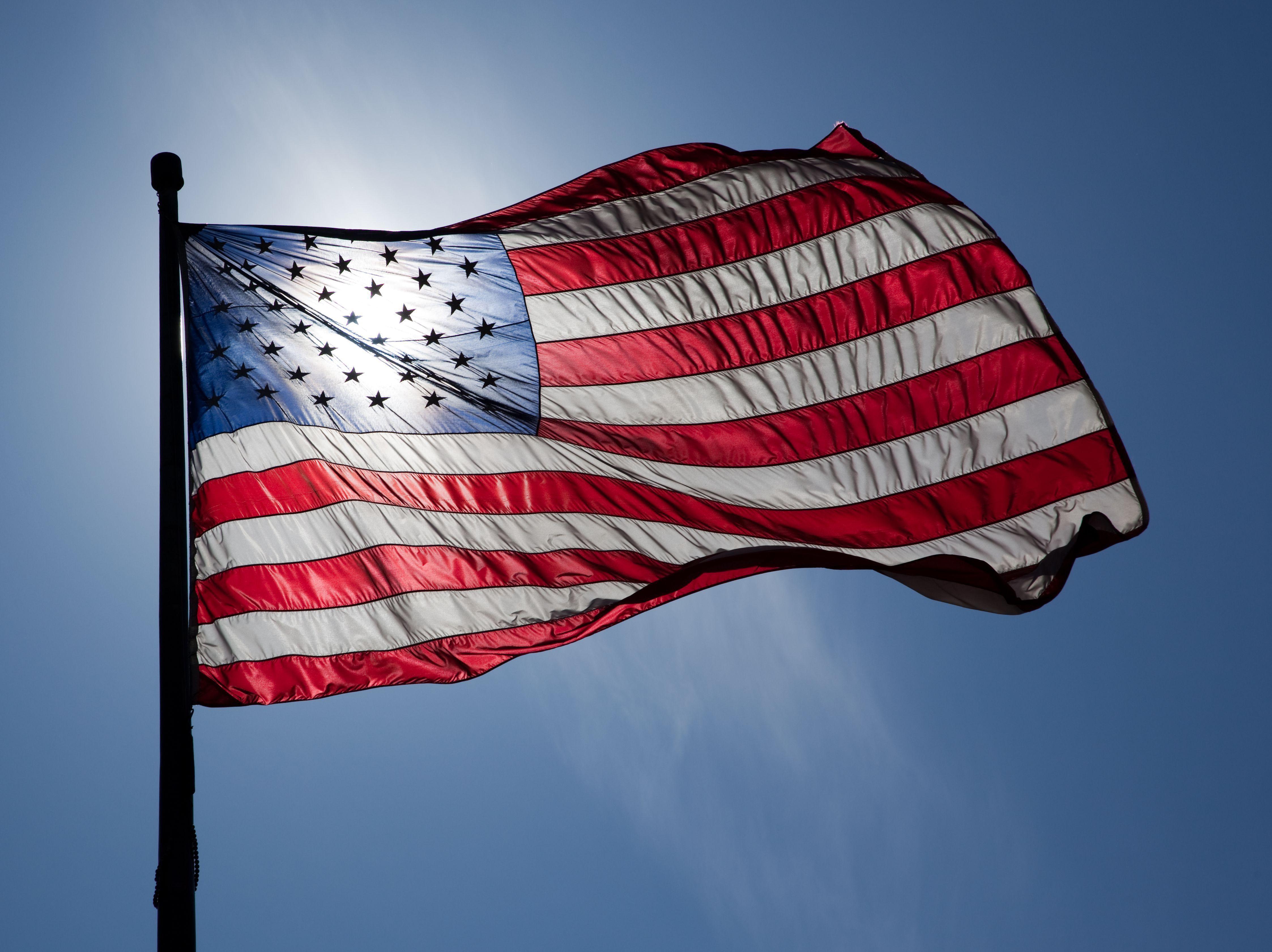4491x3361 American Flag Free HD Wallpaper Image Background