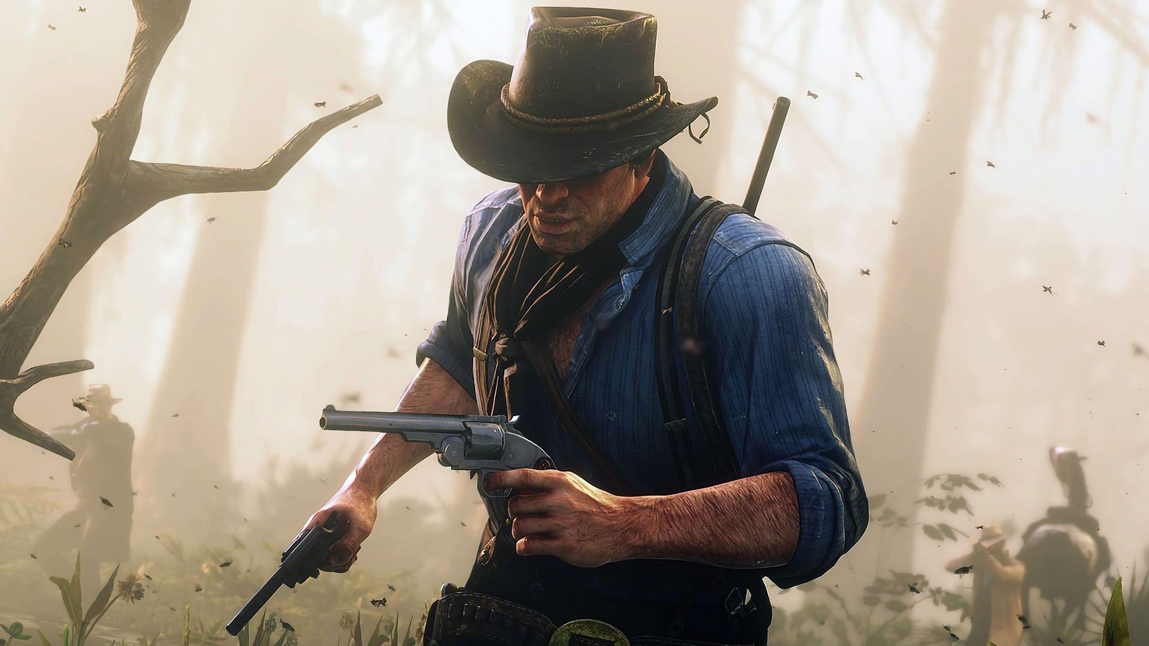 Arthur Morgan With Guns Red Dead Redemption 2 HD wallpaper  Peakpx
