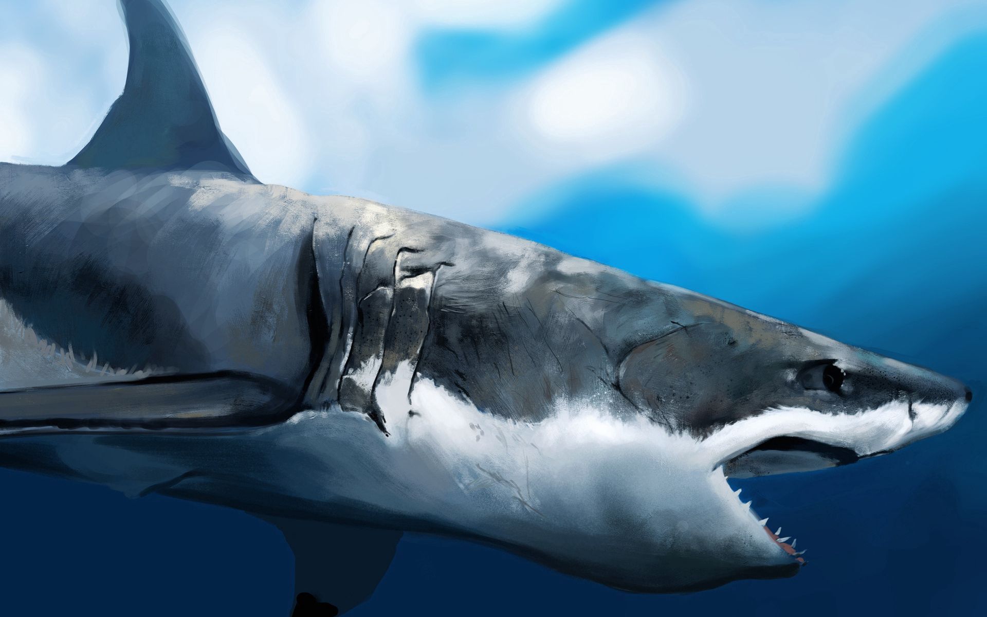 1920x1200 Animals, Art, Underwater, 132314