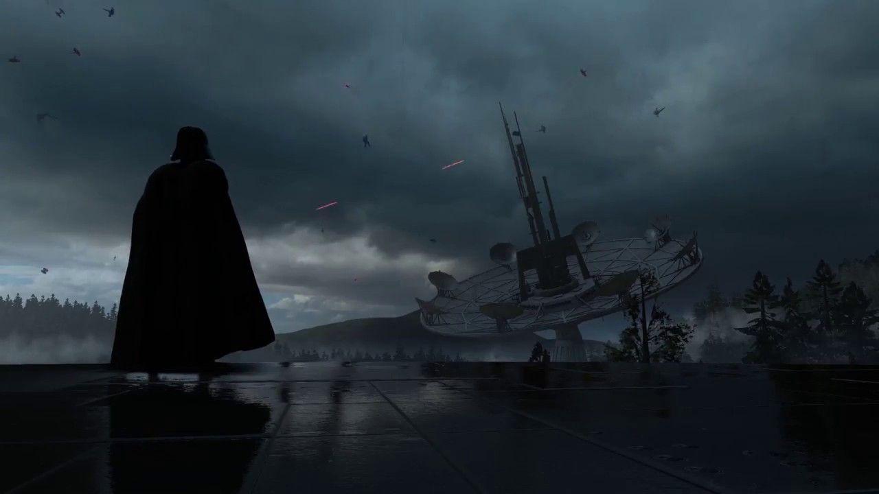 1280x720 Darth Vader Rain Animated hình nền