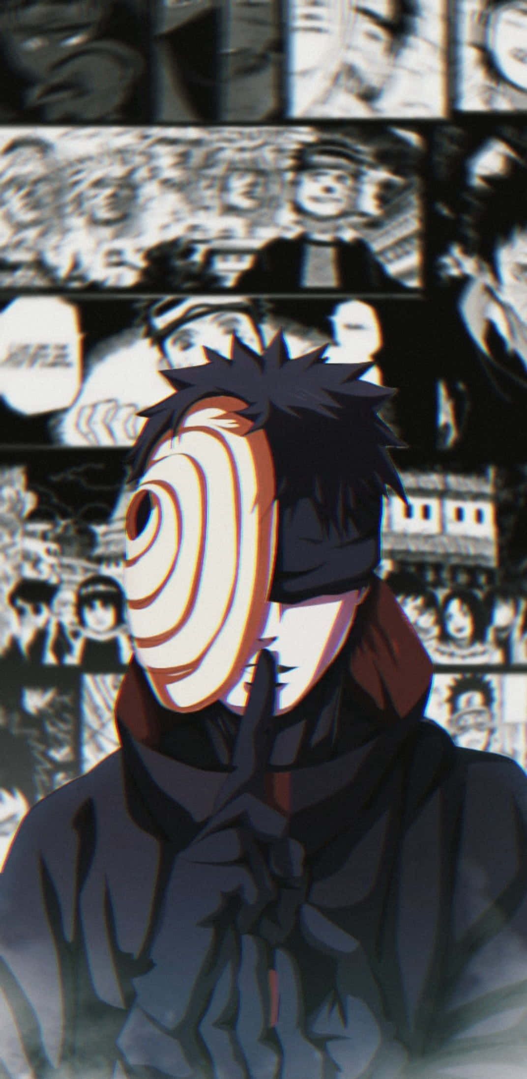 1072x2196 Akatsuki Tobi on Display Wallpaper