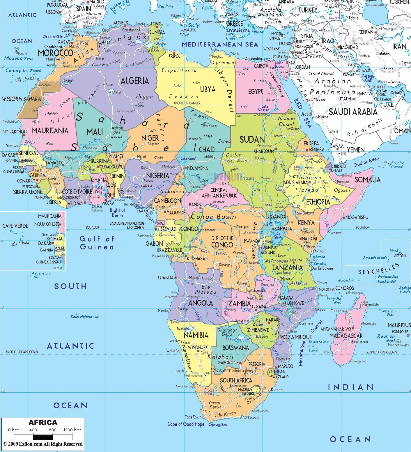 Africa Map Wallpapers - Top Free Africa Map Backgrounds - WallpaperAccess